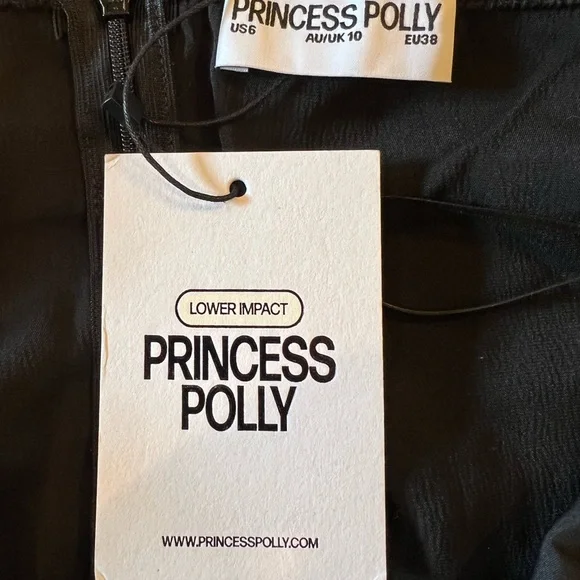 Princess Polly Black Off-Shoulder Dress - Picture 2 of 3